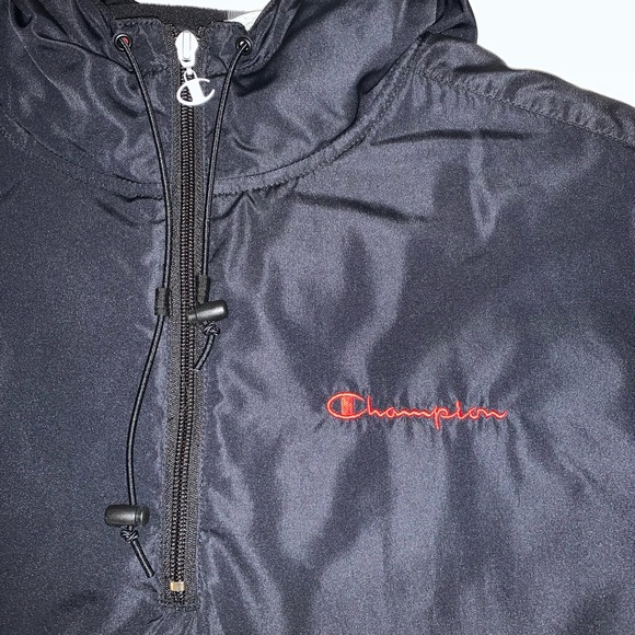 Black Champion Windbreaker/Jacket - Picture 2 of 4